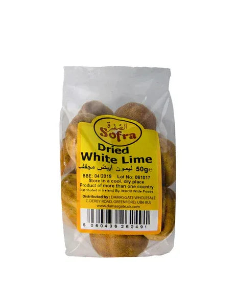 SOFRA DRIED WHITE LIME 50G PM99P - Kashmir Watan Foodstores