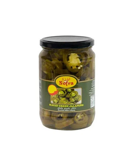 SOFRA SLICED GREEN JALAPENO 690G - Kashmir Watan Foodstores