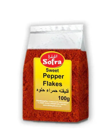 SOFRA SWEET PEPPER FLAKES 100G - Kashmir Watan Foodstores