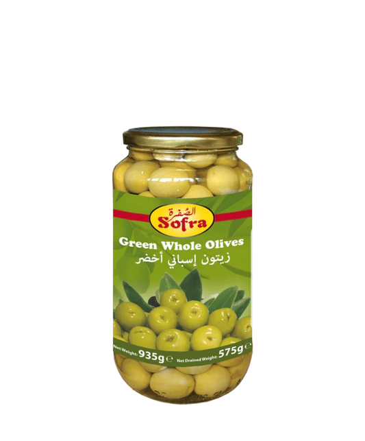 SOFRA W/GREEN OLIVES 935G PM£3.49 - Kashmir Watan Foodstores