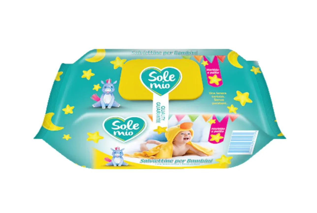 SOLE MIO BABY WIPES 200 SHEETS - Kashmir Watan Foodstores