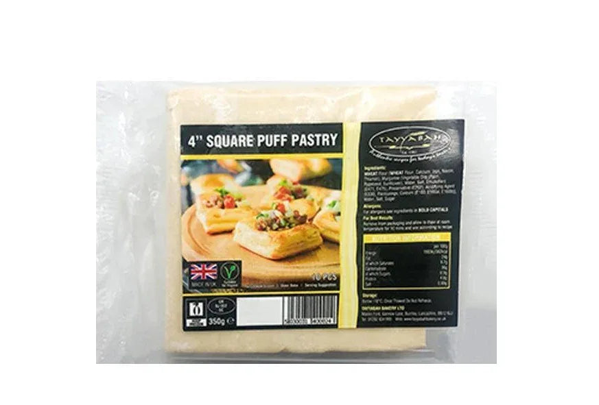 TAYB SQUARE PUFF PASTRY 4" 350G - Kashmir Watan Foodstores