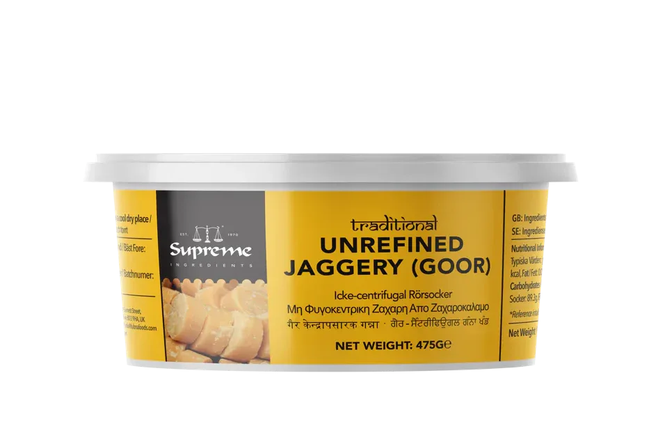 SQ UNREREFINED JAGGERY GOOR 475G - Kashmir Watan Foodstores