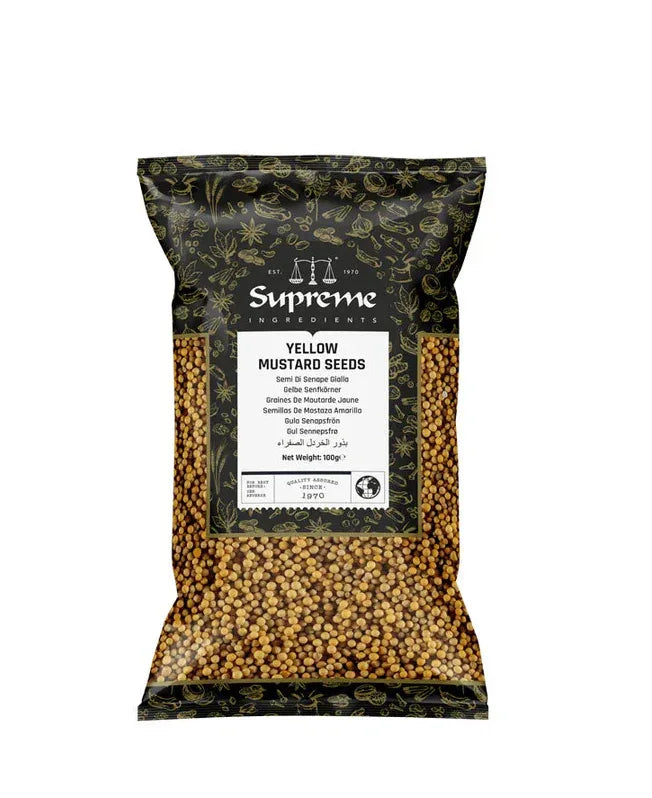 SQ YELLOW MUSTARD SEED 100G - Kashmir Watan Foodstores