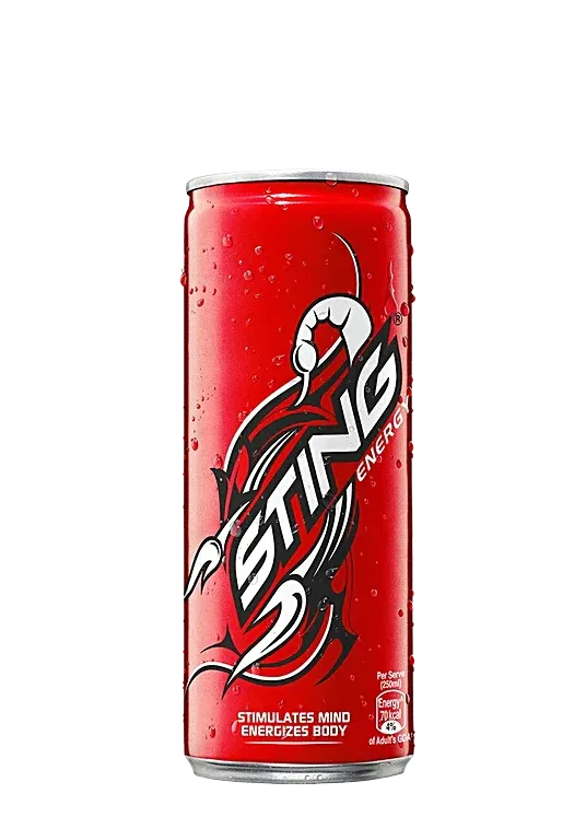 STING RED CAN 250ML - Kashmir Watan Foodstores