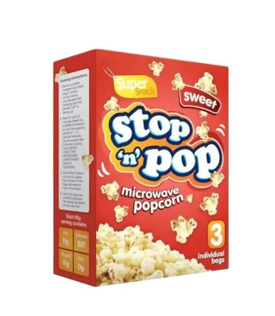 STOP N POP SWEET POPCORN 255G - Kashmir Watan Foodstores