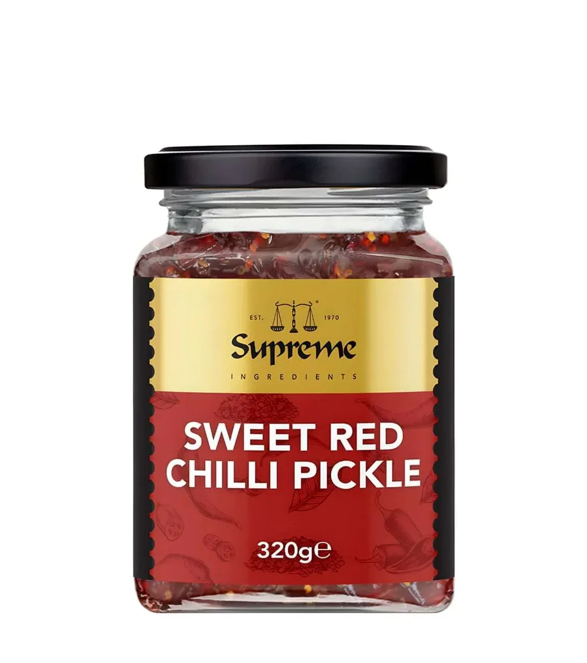 SQ SWEET RED CHILLI PICKLE 320G - Kashmir Watan Foodstores