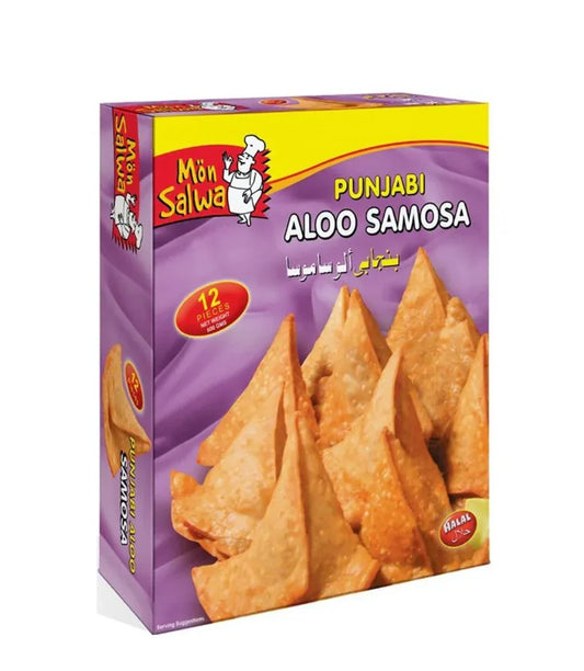 MON SALWA CHATPATA ALU SAMOSA 12pcs - Kashmir Watan Foodstores