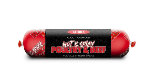 TAHIRA HOT & SPICY POULTRY BEEF 500G