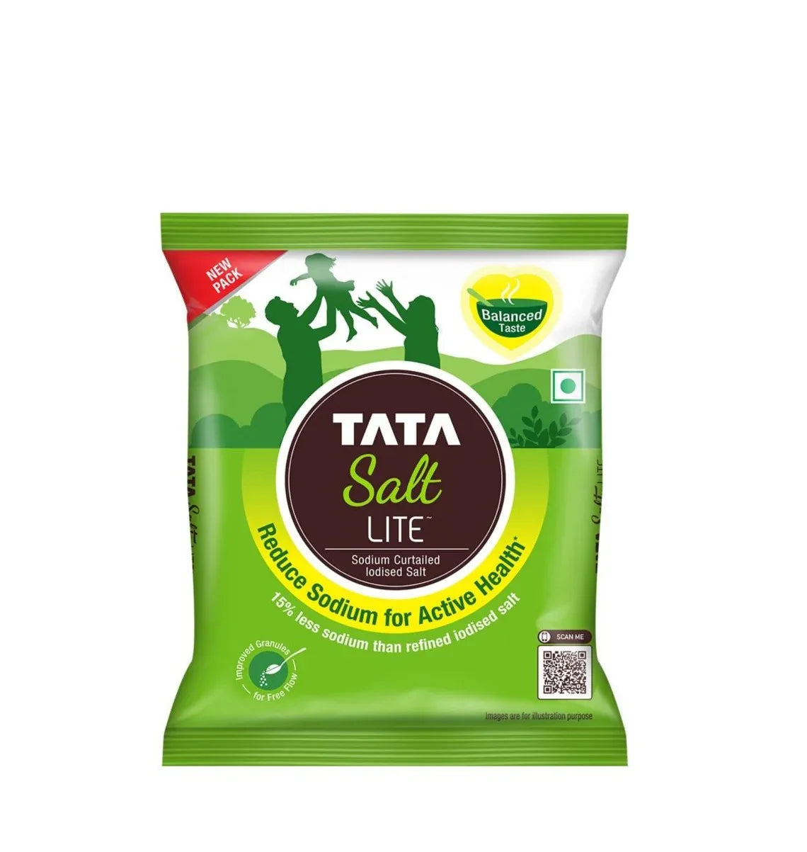 TATA SALT LOW SODIUM 25%-1KG - Kashmir Watan Foodstores