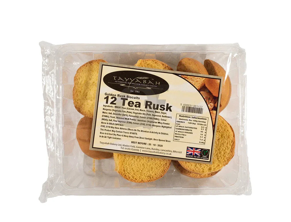 TEA RUSKS 12PCS (TAYYABAH) - Kashmir Watan Foodstores