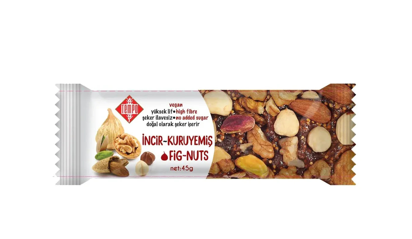 TEMPO FIG AND NUT BAR 45G - Kashmir Watan Foodstores