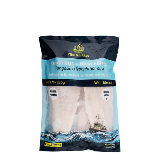 TIDE & GRAIN PANGASIUS FILLET 1KG - Kashmir Watan Foodstores