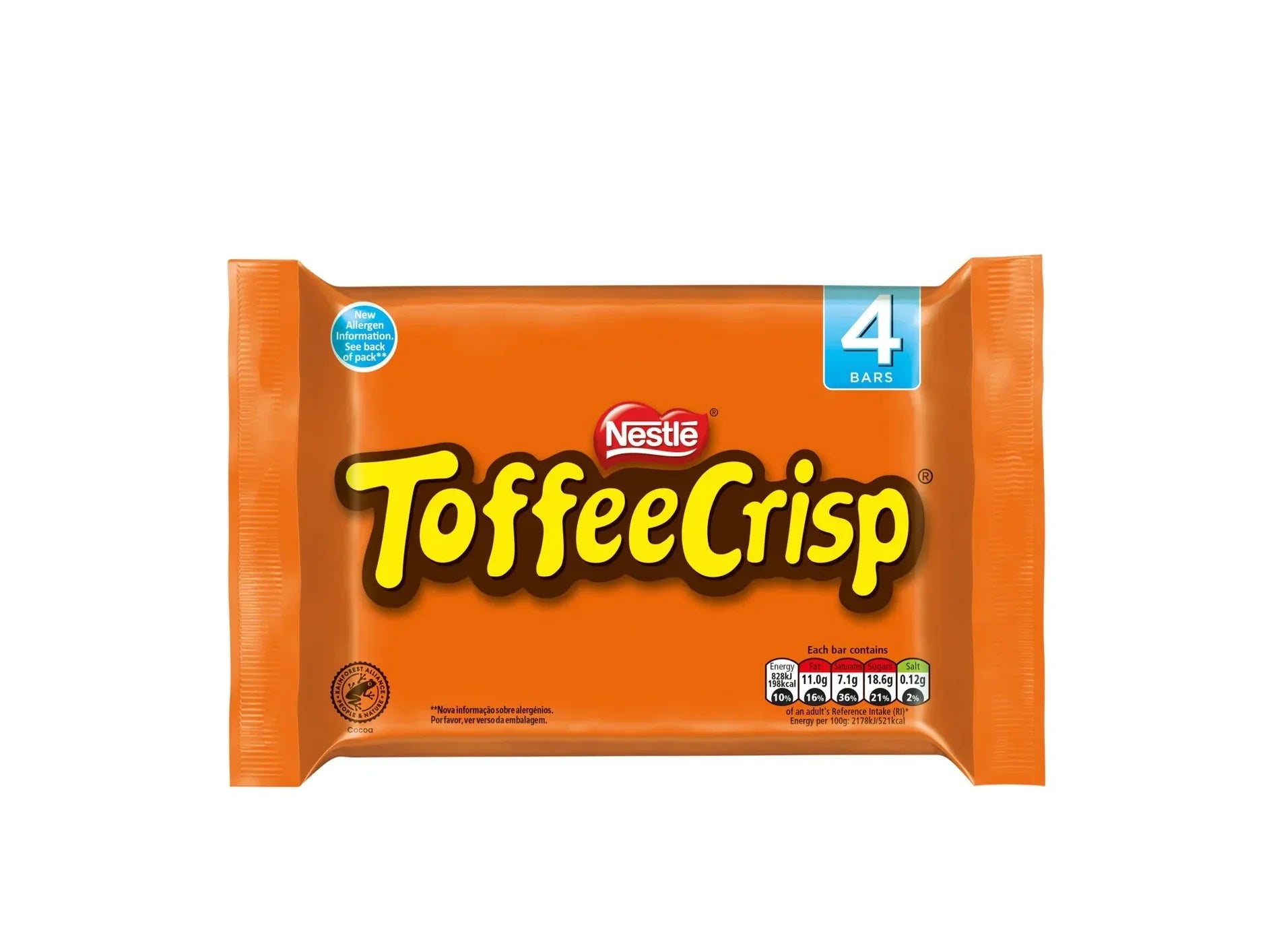 TOFFEE CRISP 4 bars - Kashmir Watan Foodstores