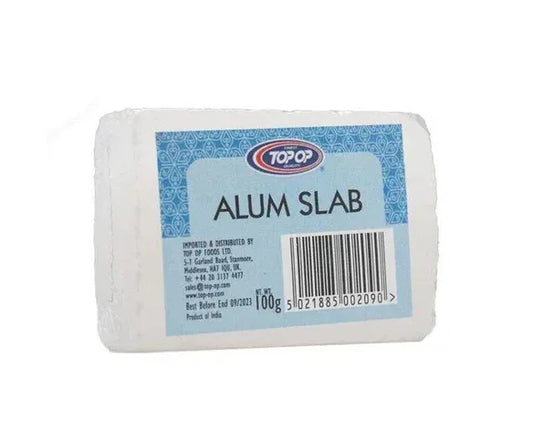 TOP OP FATKADI SLABS ALUM 100G - Kashmir Watan Foodstores