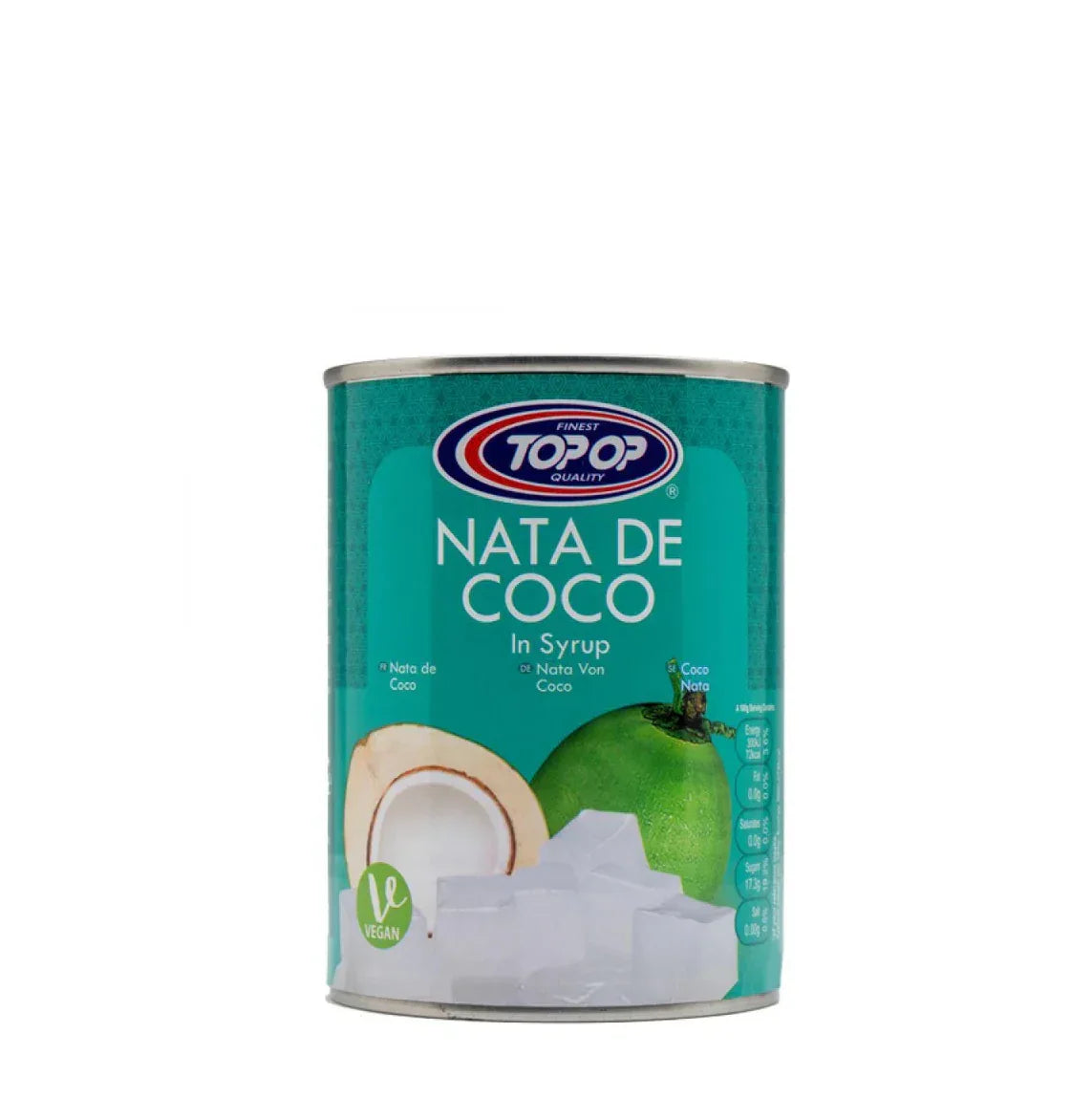 TOP OP NATA DE COCONUT IN SYRUP 565G - Kashmir Watan Foodstores