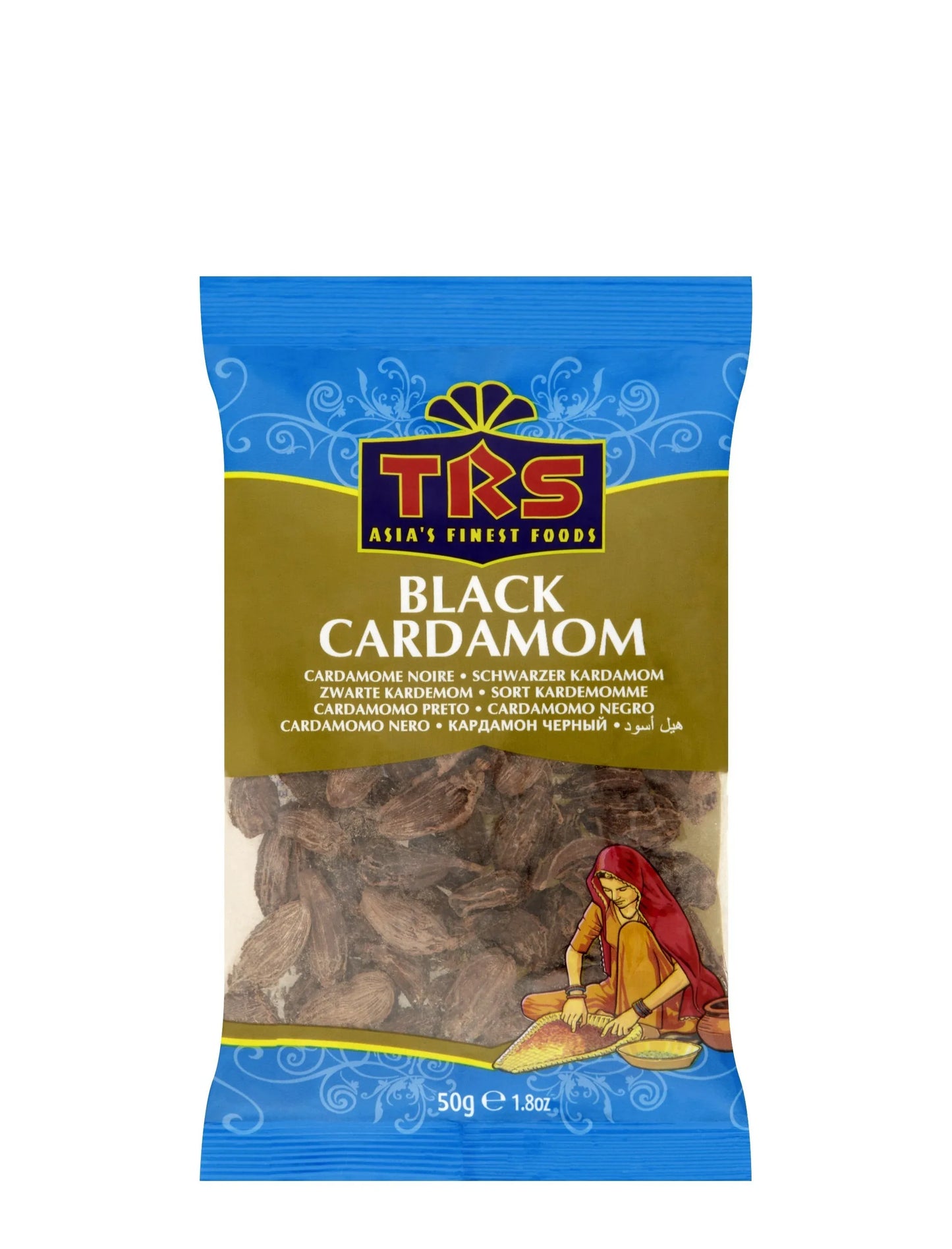 TRS BLACK CARDAMOM PODS 50G - Kashmir Watan Foodstores