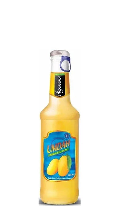 UMDAH MANGO GLASS BOTTLE 250ML - Kashmir Watan Foodstores