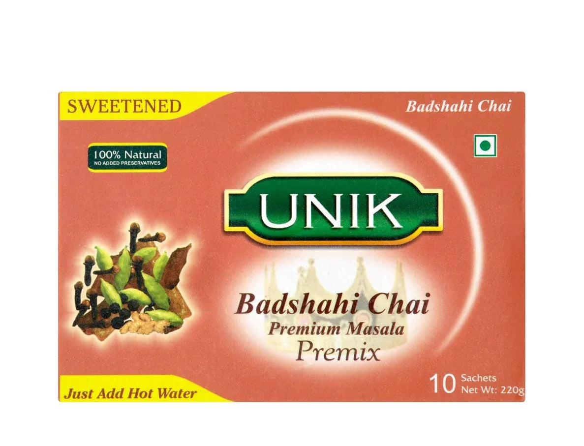 UNIK BADSHAHI CHAI PREM MASALA MIX 220G (SWEETENED) - Kashmir Watan Foodstores
