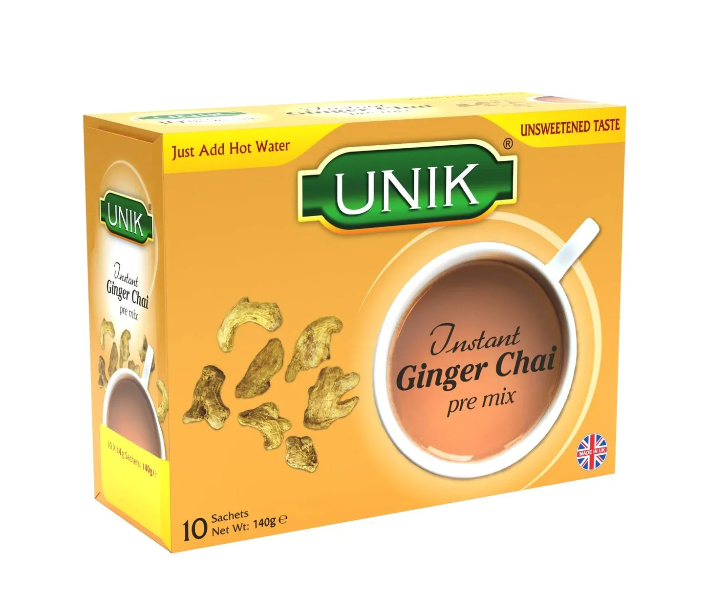 UNIK GINGER TEA 10SAC 140G U/S - Kashmir Watan Foodstores