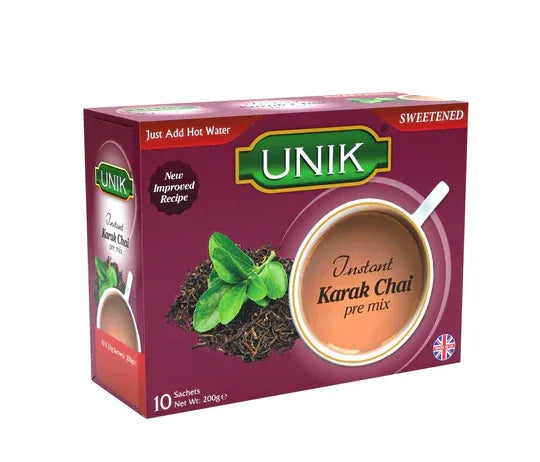 UNIK KARAK CHAI PREMIX 200G 10 SACHET (SWEETEND) - Kashmir Watan Foodstores