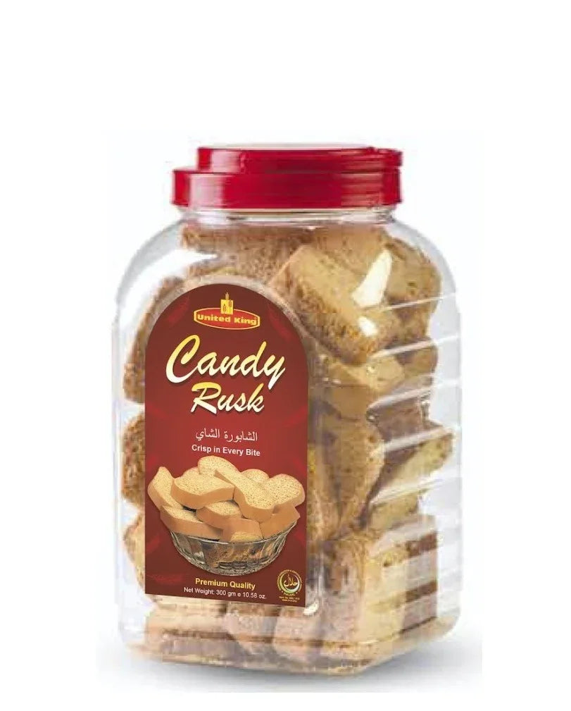 UNITED KING CANDY RUSK 300G - Kashmir Watan Foodstores