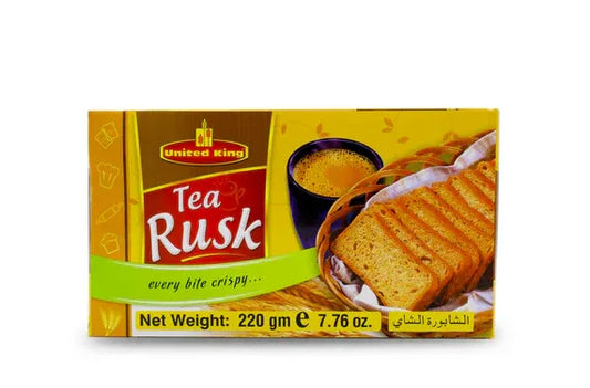 UNITED KING TEA RUSK 220G - Kashmir Watan Foodstores