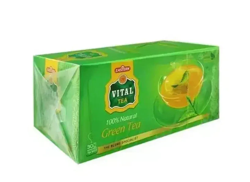 VITAL GREEN TEA NATURAL 25 TEA BAGS - Kashmir Watan Foodstores
