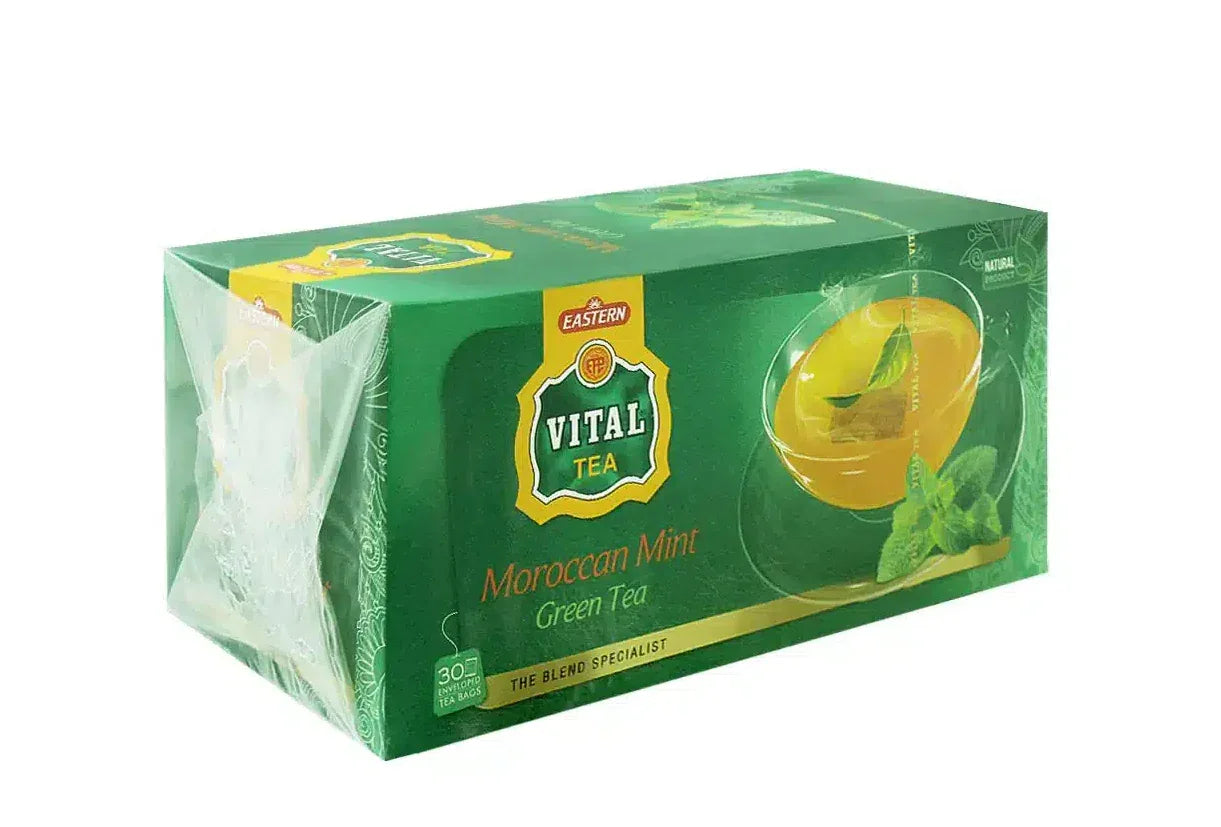 VITAL MOROCCAN MINT G/TEA 30TEA BAGS PM99P - Kashmir Watan Foodstores