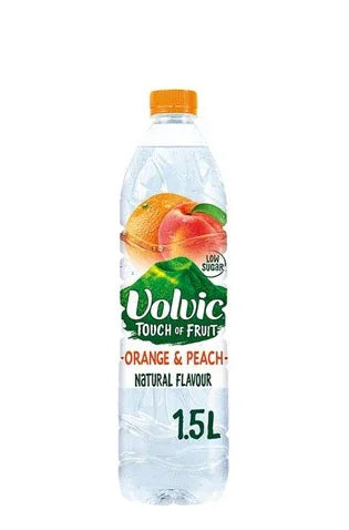 VOLVIC SUGAR FREE ORANGE PEACH 1.5L - Kashmir Watan Foodstores