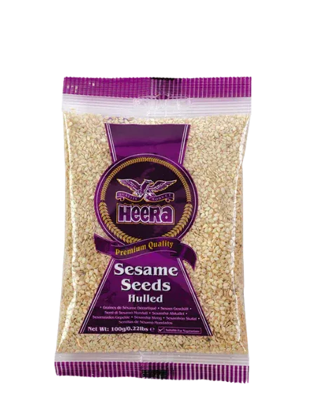 HEERA SESAME SEED HULLED 100G - Kashmir Watan Foodstores