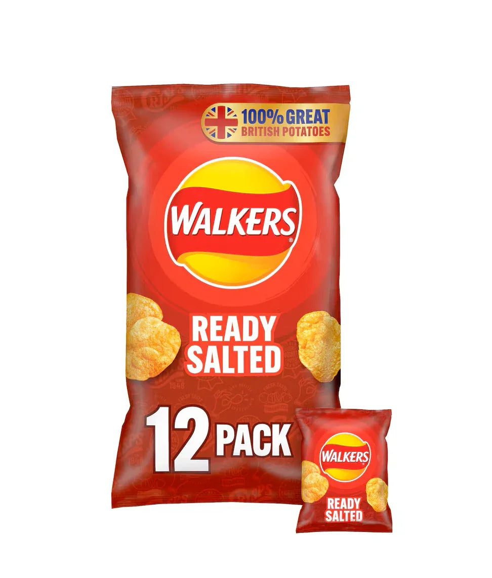WALKERS READY SALTED 12pack - Kashmir Watan Foodstores