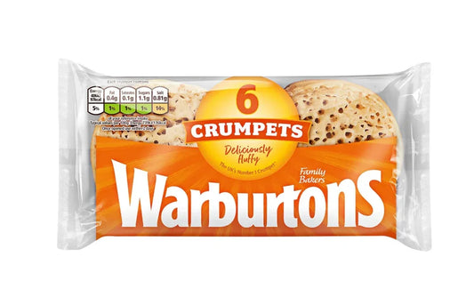 WARBURTON CRUMPETS 6PK - Kashmir Watan Foodstores