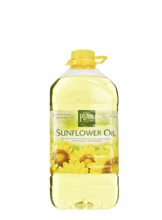 WHITE PEARL SUNFLOWER OIL 5L - Kashmir Watan Foodstores