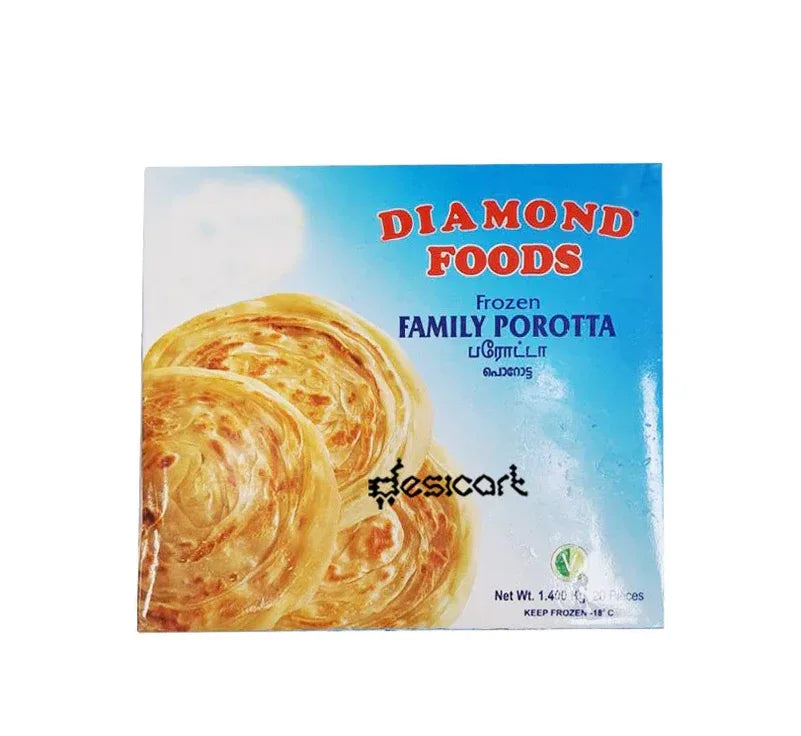 DIAMOND PLAIN FAMILY PK PARATHA 1.6KG - Kashmir Watan Foodstores