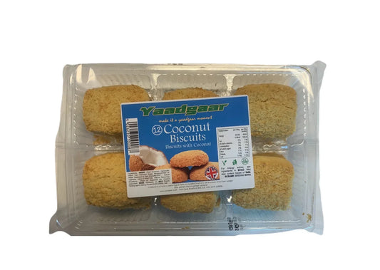 YAADGAAR COCONUT BISCUITS 12PCS - Kashmir Watan Foodstores