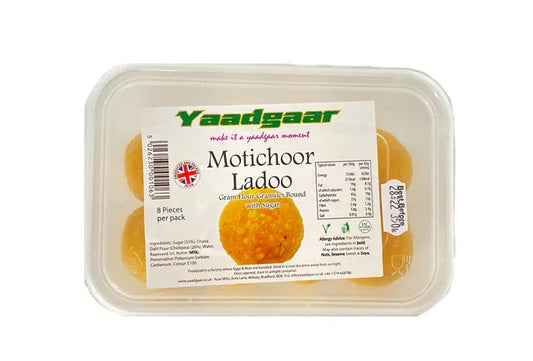 YAADGAAR MOTICHOOR LADOO 8pcs - Kashmir Watan Foodstores