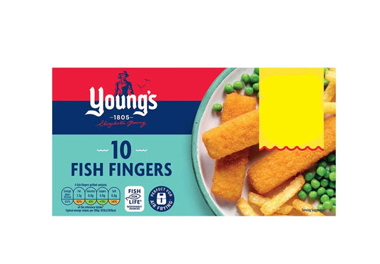 YOUNG'S PACK OF 10 FISH FINGERS 250g - Kashmir Watan Foodstores