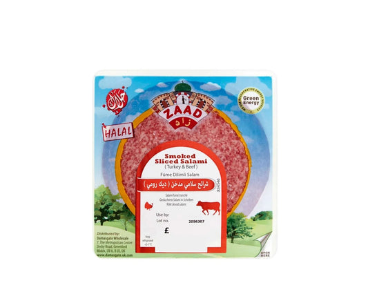 ZAAD SMOKED TURKEY SALAMI SLICES 200G - Kashmir Watan Foodstores