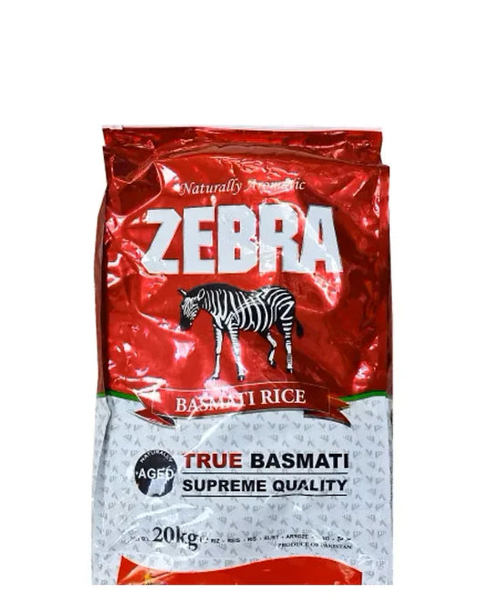ZEBRA RICE 20KG - Kashmir Watan Foodstores