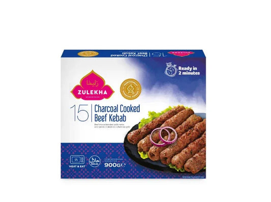 ZULEKHA CHARCOAL BEEF KEBAB 900G - Kashmir Watan Foodstores