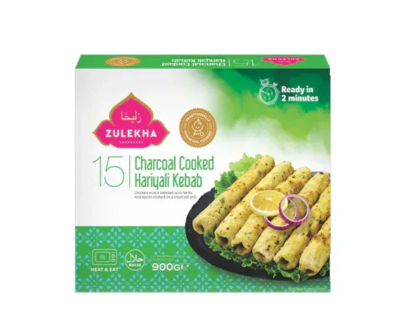 ZULEKHA CHARCOAL HARIYALI KEBAB 15-900G - Kashmir Watan Foodstores