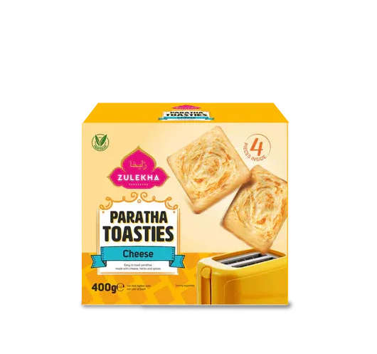 ZULEKHA CHEESE PARATHA TOASTIES 400g - Kashmir Watan Foodstores