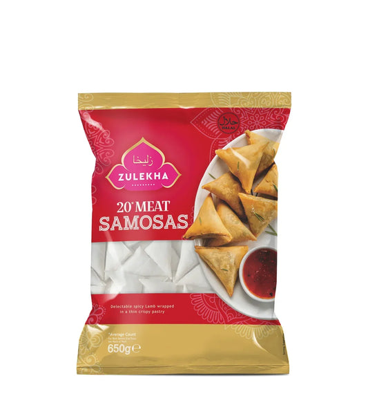 ZULEKHA MEAT SAMOSAM 20's 650g - Kashmir Watan Foodstores