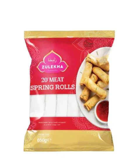 ZULEKHA MEAT SPRING ROLL 20'S - Kashmir Watan Foodstores