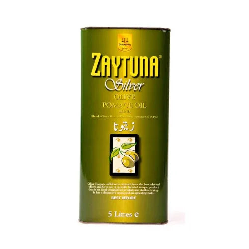 SQ ZAY SILVER POMACE OLIVE OIL 5L - Kashmir Watan Foodstores
