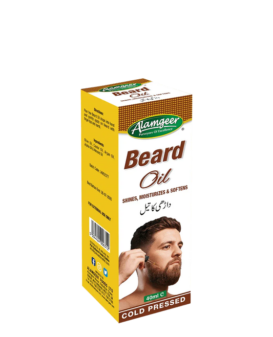 ALAMGEER BEARD OIL 40ml - Kashmir Watan Foodstores