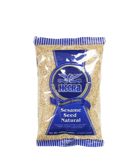 HEERA SESAME SEEDS NATURAL 400G - Kashmir Watan Foodstores