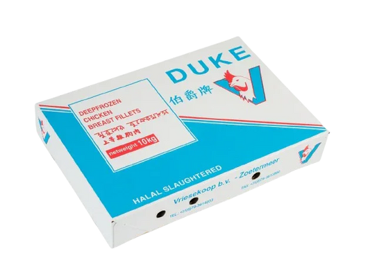 DUKE CHICKEN FILLET 10KG 80% - Kashmir Watan Foodstores