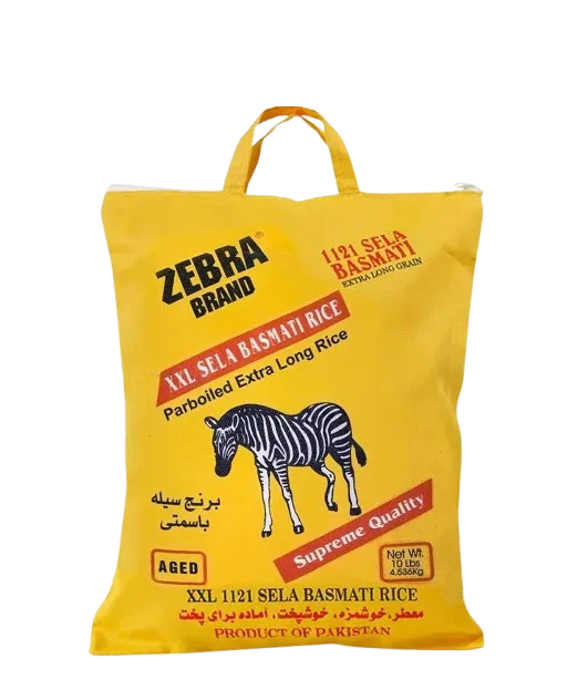 ZEBRA 1121 SELLA RICE 5KG - Kashmir Watan Foodstores